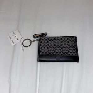 Brand new real Coach mini keychain wallet